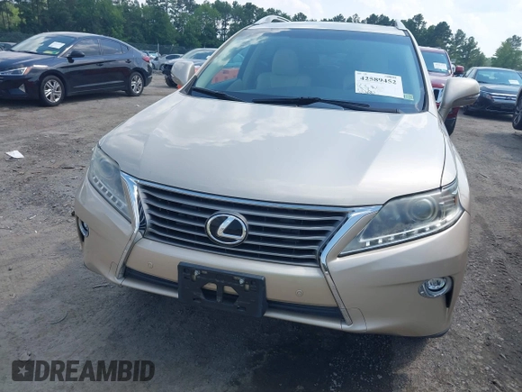 2015 Lexus RX 350 with VIN 2T2BK1BA9FC333841, listed as a IAAI auction lot 42589452 with 61,666 mi miles and . Bid and sale history available at DreamBid. Image 6.