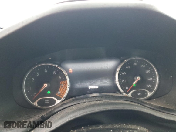 2022 Jeep Renegade Trailhawk with VIN ZACNJDC14NPN99899, listed as a Copart auction lot 86377004 with 51,000 mi miles and Clean Title. Bid and sale history available at DreamBid. Image 9.