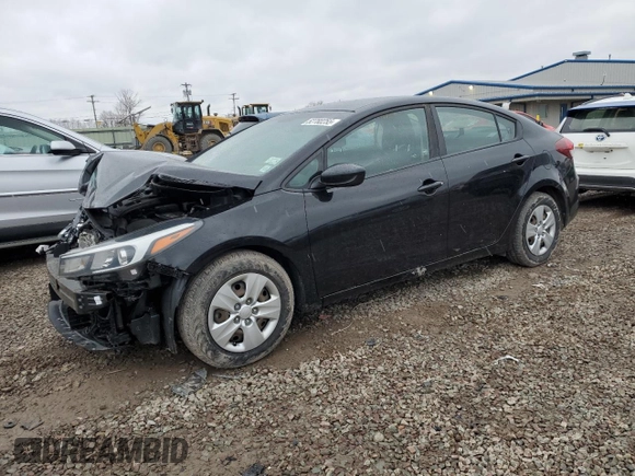 2018 Kia Forte LX with VIN 3KPFK4A74JE272888, listed as a Copart auction lot 52780255 with 40,228 mi miles and Salvage Title. Bid and sale history available at carsss.com. Image 1.