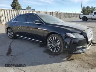 2018 Lincoln Continental Select with VIN 1LN6L9SK2J5617937, listed as a Copart auction lot 86774734 with 46,451 mi miles and Salvage Title. Bid and sale history available at carsss.com. Image 4.