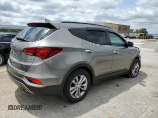 2017 Hyundai Santa Fe 2.0T with VIN 5XYZUDLA9HG437458, listed as a Copart auction lot 57751415 with 117,469 mi miles and Salvage title. Bid and sale history available at DreamBid. Image 3.