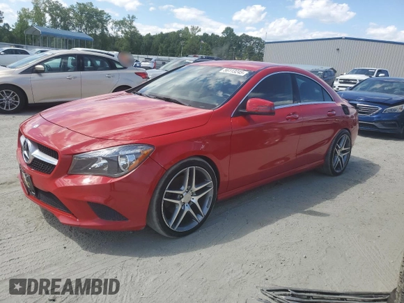 2015 Mercedes-Benz CLA 250 with VIN WDDSJ4GB8FN178650, listed as a Copart auction lot 56113245 with 115,382 mi miles and Clean Title. Bid and sale history available at DreamBid. Image 1.