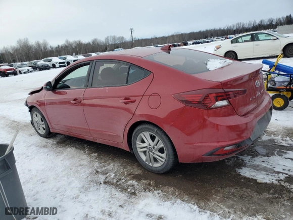 2019 Hyundai Elantra Preferred with VIN KMHD84LFXKU855765, listed as a Copart auction lot 89082545 with 123,789 mi miles and Salvage Title. Bid and sale history available at carsss.com. Image 2.