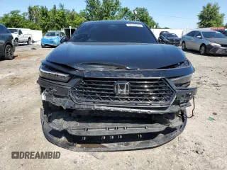 2024 Honda Accord Sport with VIN 1HGCY2F57RA014295, listed as a Copart auction lot 58748875 with 23,422 mi miles and Salvage title. Bid and sale history available at DreamBid. Image 5.