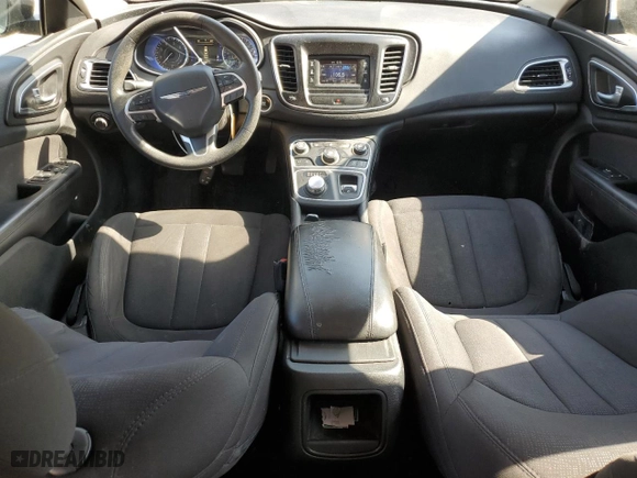 2015 Chrysler 200 Limited with VIN 1C3CCCAB8FN716294, listed as a Copart auction lot 48995395 with 104,348 mi miles and Salvage Title. Bid and sale history available at carsss.com. Image 8.