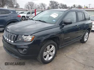 2014 Jeep Compass Sport with VIN 1C4NJCBB0ED647937, listed as a IAAI auction lot 41444062 with 135,679 mi miles and . Bid and sale history available at DreamBid. Image 2.