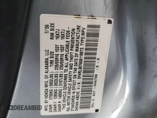 2006 Honda Odyssey EX-L with VIN 5FNRL38766B118873, listed as a Copart auction lot 53879325 with 290,716 mi miles and Salvage Title. Bid and sale history available at carsss.com. Image 13.