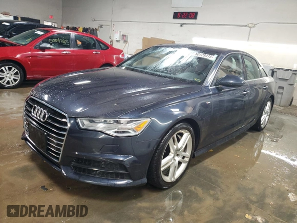 2017 Audi A6 Premium with VIN WAUF8AFC0HN046384, listed as a Copart auction lot 50129315 with 125,262 mi miles and Salvage Title. Bid and sale history available at carsss.com. Image 1.