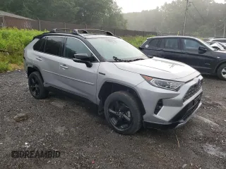 2021 Toyota RAV4 Hybrid XSE with VIN 4T3E6RFV4MU055936, listed as a Copart auction lot 60861175 with 62,922 mi miles and Salvage title. Bid and sale history available at DreamBid. Image 4.