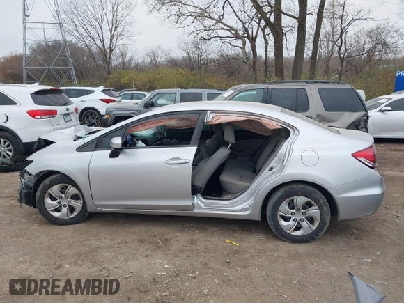 2014 Honda Civic LX z VIN 19XFB2F55EE210725, wystawiony jako IAAI lot #40973483 z przebiegiem 47 366 mil mil oraz . Historia ofert i sprzedaży dostępna na DreamBid. Obrazek 15.