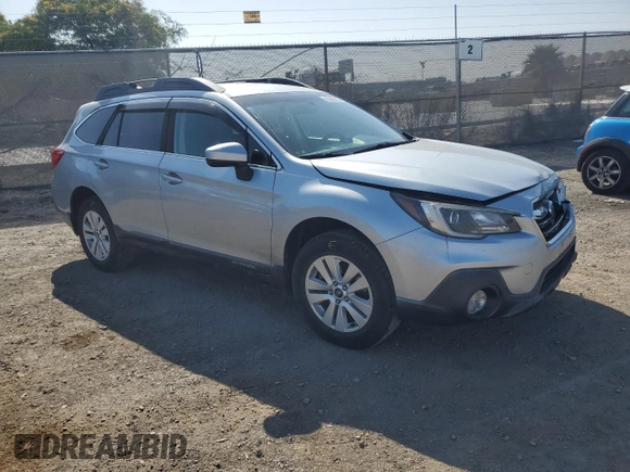 2018 Subaru Outback Premium with VIN 4S4BSACC3J3213261, listed as a Copart auction lot 60062995 with 86,525 mi miles and Salvage title. Bid and sale history available at DreamBid. Image 4.