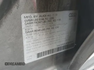 2014 Audi allroad Premium Plus with VIN WA1UFAFLXEA085660, listed as a Copart auction lot 84857844 with 101,064 mi miles and Salvage Title. Bid and sale history available at carsss.com. Image 14.