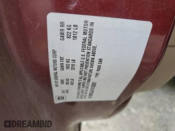 2001 Chevrolet Malibu with VIN 1G1ND52J416158281, listed as a Copart auction lot 48153195 with 184,184 mi miles and Salvage Title. Bid and sale history available at carsss.com. Image 14.