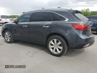 2016 Acura MDX Advance z VIN 5FRYD4H95GB057872, wystawiony jako Copart lot #56904245 z przebiegiem 107 160 mil mil oraz Szkoda całkowita • Salvage title. Historia ofert i sprzedaży dostępna na DreamBid. Obrazek 2.