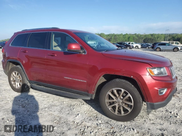 2014 Jeep Grand Cherokee Laredo with VIN 1C4RJEAG2EC475183, listed as a Copart auction lot 52422105 with 215,324 mi miles and Salvage Title. Bid and sale history available at carsss.com. Image 4.