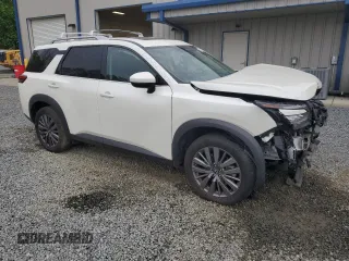 2023 Nissan Pathfinder SL with VIN 5N1DR3CB6PC203078, listed as a Copart auction lot 52146575 with 43,014 mi miles and Salvage title. Bid and sale history available at DreamBid. Image 4.