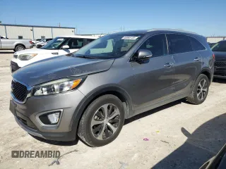 2017 Kia Sorento EX V6 with VIN 5XYPH4A59HG275008, listed as a Copart auction lot 46995155 with 79,534 mi miles and Salvage Title. Bid and sale history available at carsss.com. Image 1.