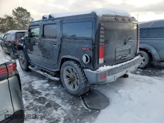 2008 Hummer H2 SUV with VIN 5GRGN23898H105094, listed as a Copart auction lot 45150195 with 146,159 mi miles and Salvage Title. Bid and sale history available at carsss.com. Image 2.