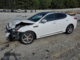 2013 Kia Optima SX z VIN 5XXGR4A65DG121156, wystawiony jako Copart lot #54624325 z przebiegiem 188 447 mil mil oraz Szkoda całkowita • Salvage title. Historia ofert i sprzedaży dostępna na DreamBid. Obrazek 1.