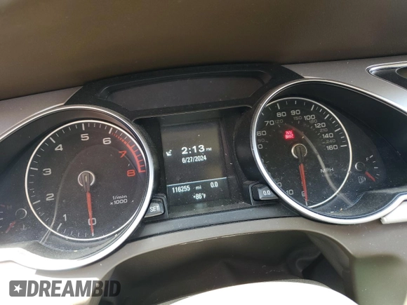2016 Audi A5 Premium with VIN WAUD2AFR6GA031097, listed as a Copart auction lot 58887324 with 116,255 mi miles and Clean title. Bid and sale history available at DreamBid. Image 9.