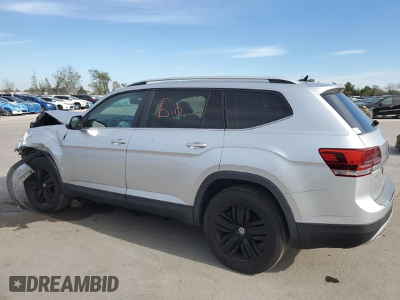 2018 Volkswagen Atlas SE с VIN 1V2DR2CA8JC579860, выставлен на аукционе Copart как лот 48122545 с пробегом 123 298 миль миль и Списание • Salvage title. История ставок и продаж доступна на DreamBid. Изображение 2.