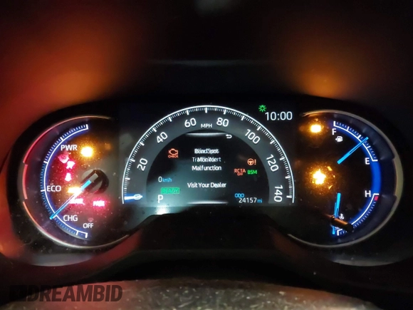2023 Toyota RAV4 Hybrid XLE with VIN JTMRWRFV7PD206853, listed as a IAAI auction lot 41708570 with 24,157 mi miles. Bid and sale history available at carsss.com. Image 7.