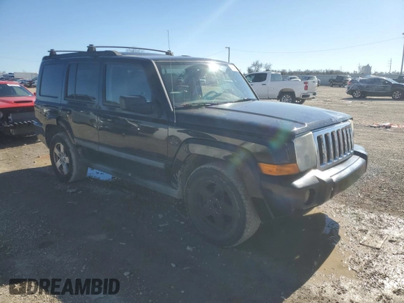 2007 Jeep Commander Sport with VIN 1J8HH48P47C614040, listed as a Copart auction lot 43062385 with 142,837 mi miles and Salvage Title. Bid and sale history available at carsss.com. Image 4.