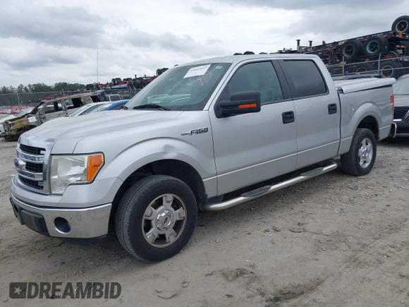 2014 Ford F-150 XL with VIN 1FTFW1CF9EFA40824, listed as a IAAI auction lot 41843053 with 124,613 mi miles. Bid and sale history available at carsss.com. Image 17.