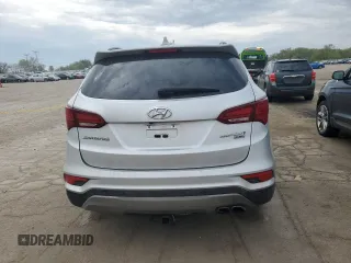 2017 Hyundai Santa Fe Ultimate with VIN 5XYZW4LA0HG415441, listed as a Copart auction lot 54498545 with 126,582 mi miles and Salvage title. Bid and sale history available at DreamBid. Image 6.
