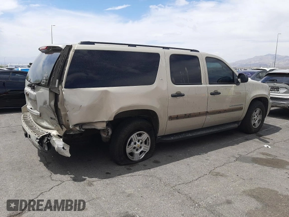 2007 Chevrolet Suburban LTZ with VIN 3GNFC16027G307987, listed as a Copart auction lot 53152505 with 206,263 mi miles and Salvage title. Bid and sale history available at DreamBid. Image 3.