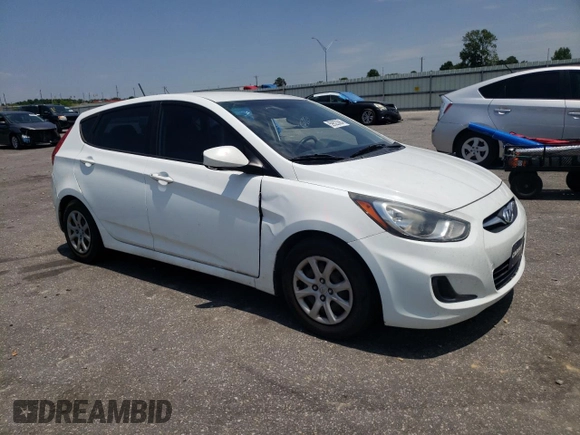 2012 Hyundai Accent GS with VIN KMHCT5AE9CU040856, listed as a Copart auction lot 59823684 with 147,947 mi miles and Non repairable. Bid and sale history available at DreamBid. Image 4.