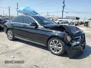 2016 Mercedes-Benz C 300 with VIN 55SWF4JB3GU125939, listed as a Copart auction lot 63595365 with 70,435 mi miles and Salvage title. Bid and sale history available at DreamBid. Image 4.