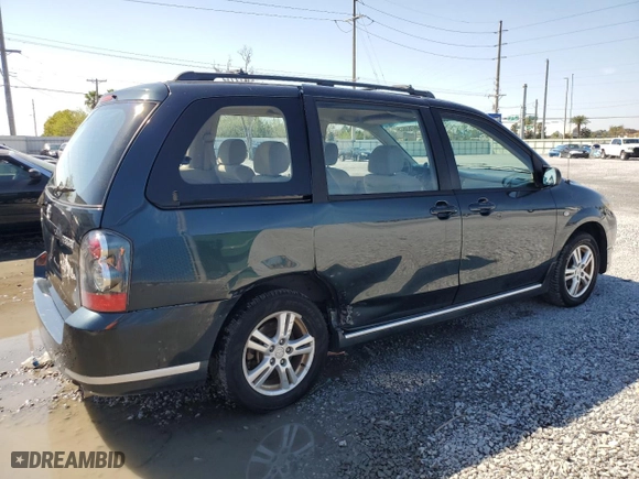 2004 Mazda MPV LX with VIN JM3LW28AX40508624, listed as a Copart auction lot 46753635 with 112,230 mi miles and Salvage Title. Bid and sale history available at carsss.com. Image 3.