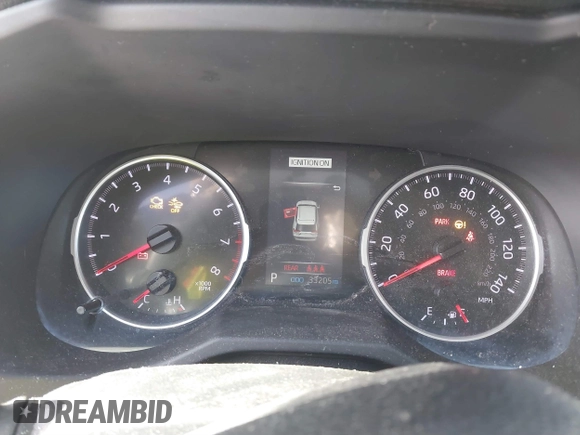 2021 Toyota RAV4 XLE with VIN 2T3P1RFV0MC244186, listed as a IAAI auction lot 41557771 with 33,205 mi miles and . Bid and sale history available at DreamBid. Image 7.