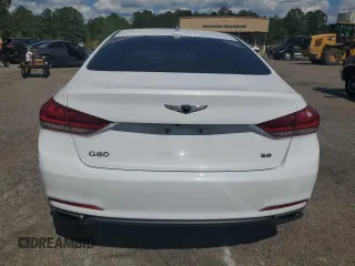2017 Genesis G80 3.8L z VIN KMHGN4JE6HU210152, wystawiony jako Copart lot #56148105 z przebiegiem 114 821 mil mil oraz Szkoda całkowita • Salvage title. Historia ofert i sprzedaży dostępna na DreamBid. Obrazek 6.