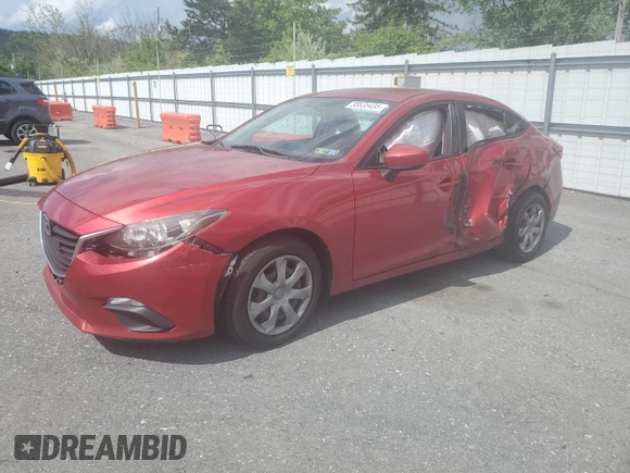 2015 Mazda 3 i Sport z VIN JM1BM1U7XF1249578, wystawiony jako Copart lot #55535435 z przebiegiem 98 243 mil mil oraz Szkoda całkowita • Salvage title. Historia ofert i sprzedaży dostępna na DreamBid. Obrazek 1.