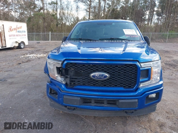 2018 Ford F-150 XL with VIN 1FTEW1EP6JFC92638, listed as a IAAI auction lot 41732128 with 161,007 mi miles. Bid and sale history available at carsss.com. Image 12.