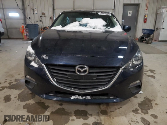 2014 Mazda 3 i Touring with VIN 3MZBM1L75EM116405, listed as a Copart auction lot 44862695 with 109,402 mi miles and Salvage title. Bid and sale history available at DreamBid. Image 5.