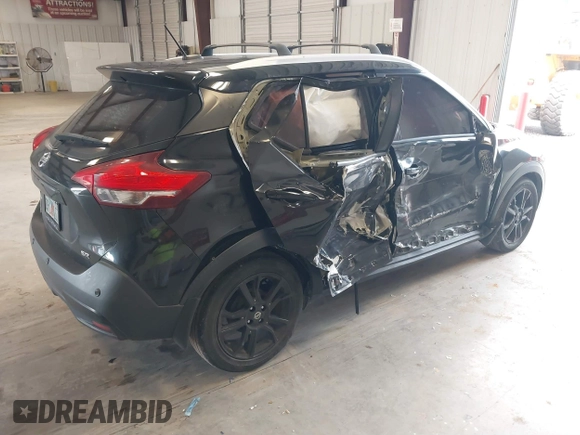 2020 Nissan Kicks SR with VIN 3N1CP5DV2LL569826, listed as a IAAI auction lot 41701177 with 67,023 mi miles and . Bid and sale history available at carsss.com. Image 4.
