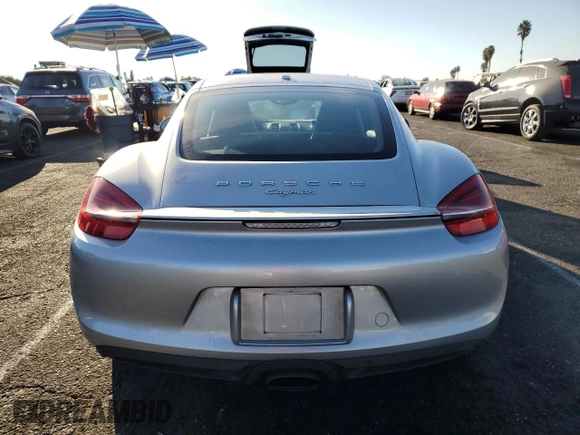 2014 Porsche Cayman с VIN WP0AA2A84EK173761, выставлен на аукционе Copart как лот 77971344 с пробегом 37 578 миль миль и Списание • Salvage title. История ставок и продаж доступна на DreamBid. Изображение 6.