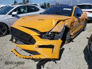 2022 Ford Mustang GT with VIN 1FA6P8CF8N5142200, listed as a Copart auction lot 45056715 with 40,672 mi miles and Salvage Title. Bid and sale history available at carsss.com. Image 1.
