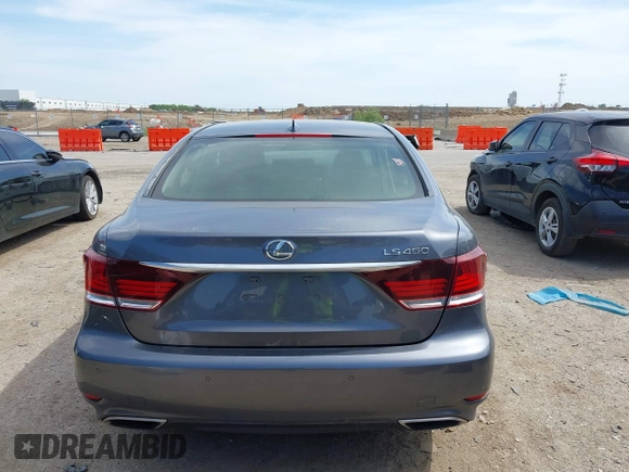 2014 Lexus LS 460 with VIN JTHBL5EF4E5126008, listed as a IAAI auction lot 42248168 with 179,439 mi miles and . Bid and sale history available at DreamBid. Image 16.