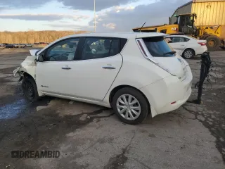 2015 Nissan LEAF SL with VIN 1N4AZ0CP6FC312470, listed as a Copart auction lot 45994925 with Not provided miles and Non repairable. Bid and sale history available at DreamBid. Image 2.