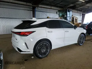 2023 Lexus RX with VIN 2T2BCMEA7PC001425, listed as a Copart auction lot 49828695 with 26,485 mi miles and Salvage Title. Bid and sale history available at carsss.com. Image 3.
