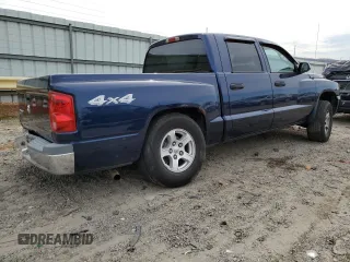 2006 Dodge Dakota SLT with VIN 1D7HW48K36S534305, listed as a Copart auction lot 50949035 with 185,537 mi miles and Salvage Title. Bid and sale history available at carsss.com. Image 3.