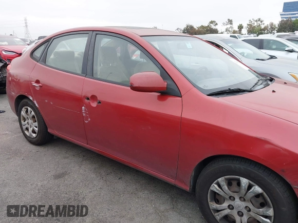2009 Hyundai Elantra SE with VIN KMHDU46D19U751813, listed as a IAAI auction lot 42161925 with 158,288 mi miles and . Bid and sale history available at DreamBid. Image 6.