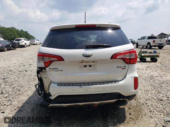 2014 Kia Sorento SX Limited with VIN 5XYKW4A73EG462709, listed as a Copart auction lot 60546595 with 228,673 mi miles and Salvage title. Bid and sale history available at DreamBid. Image 6.