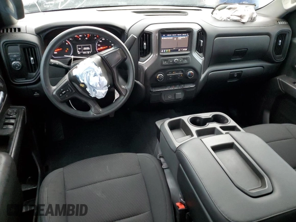 2020 Chevrolet Silverado 1500 Custom with VIN 3GCPWBEH9LG452164, listed as a Copart auction lot 52166725 with 114,131 mi miles and Salvage Title. Bid and sale history available at DreamBid. Image 8.