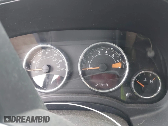 2017 Jeep Compass High Altitude with VIN 1C4NJDEBXHD193802, listed as a IAAI auction lot 41718878 with 123,949 mi miles. Bid and sale history available at carsss.com. Image 7.