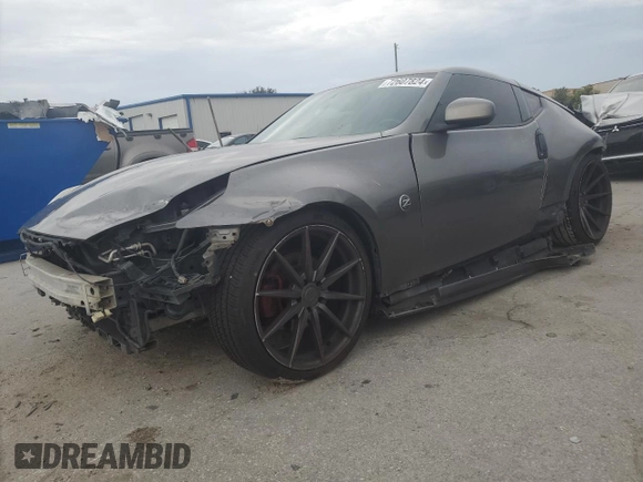 2012 Nissan 370Z Touring with VIN JN1AZ4EH4CM564606, listed as a Copart auction lot 72607824 with 62,593 mi miles and Salvage Title. Bid and sale history available at carsss.com. Image 1.